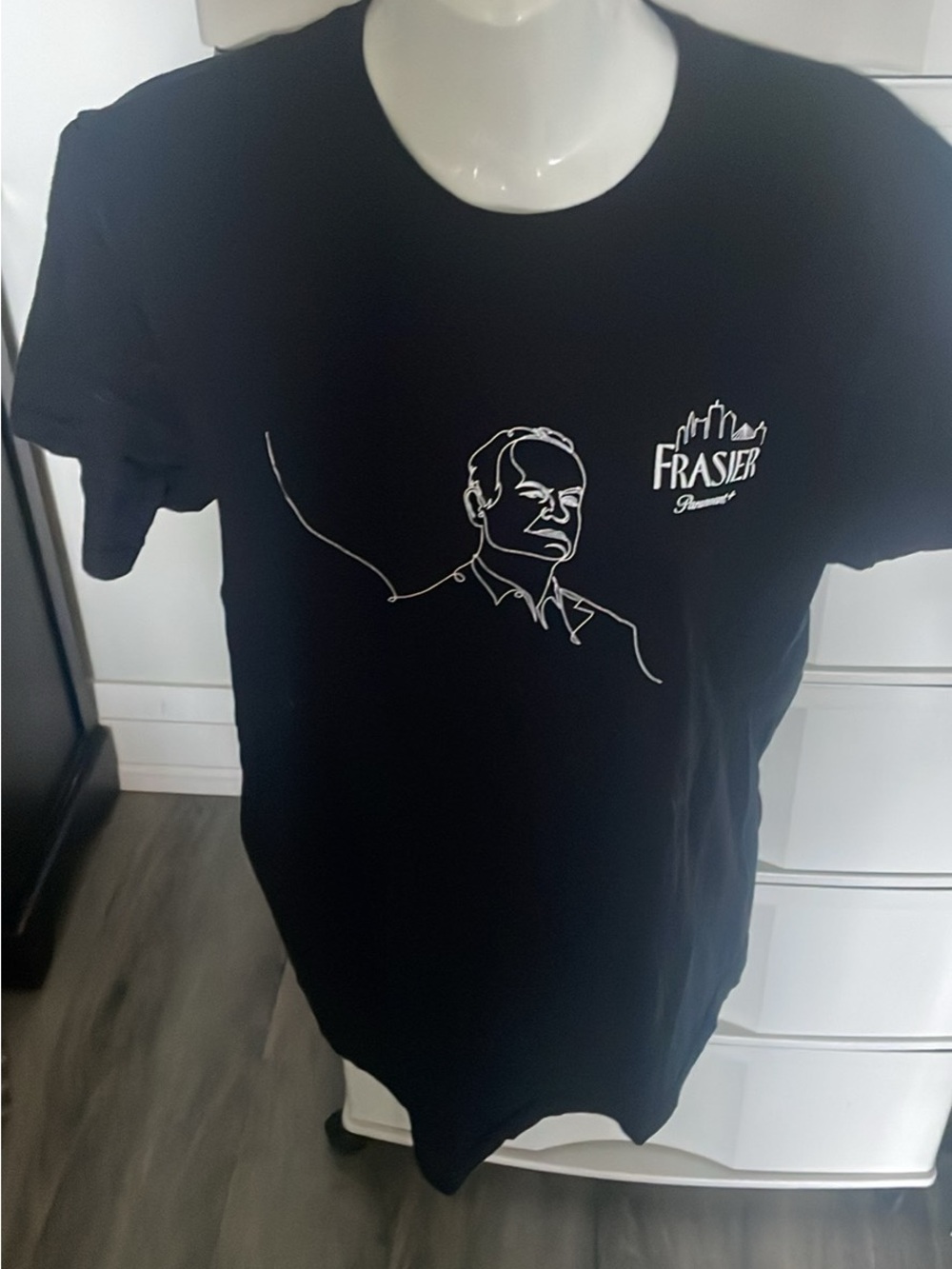 Official Frasier Paramount+ Promo T-Shirt Black Size M Gildan